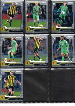 2019‑20 Panini Prizm Premier League Watford team set card fronts page 2 with player images