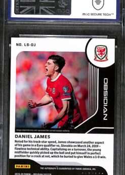 Panini Obsidian Lightning Strike Auto #NO LS DJ 116 of 149 Daniel James MGC 9 back