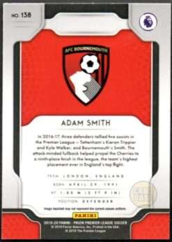 Adam Smith #138 - AFC Bournemouth Panini Prizm Base Card 2019-20