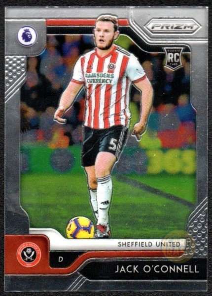 Jack O'Connell #290 - Sheffield United Panini Prizm Base Card 2019-20