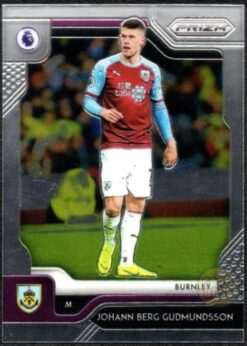 Johann Berg Gudmundsson #249 - Burnley Panini Prizm Base Card 2019-20