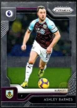 Ashley Barnes #252 - Burnley Panini Prizm Base Card 2019-20