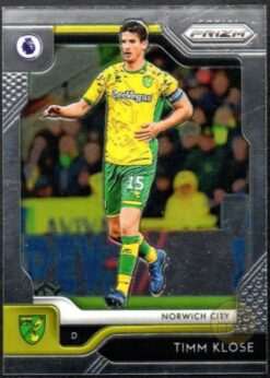 Timm Klose #279 - Norwich City Panini Prizm Base Card 2019-20