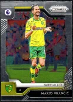 Mario Vrancic #282 - Norwich City Panini Prizm Base Card 2019-20
