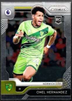 Onel Hernandez #285 - Norwich City Panini Prizm Base Card 2019-20