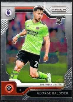 George Baldock #295 - Sheffield United Panini Prizm Base Card 2019-20