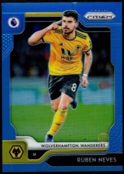 2019-20 Panini Prizm Premier League Blue Prizm Card 174 Ruben Neves 55/199