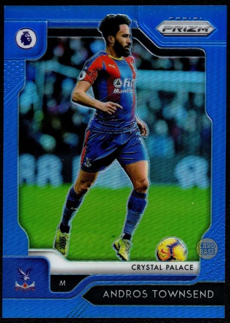 2019-20 Panini Prizm EPL Blue Prizm Card 223 Andros Townsend 43/199