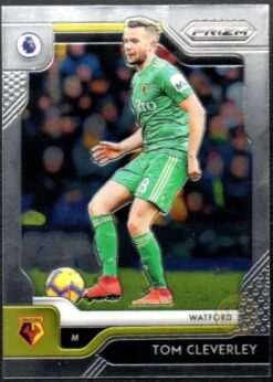 Tom Cleverley #114 - Watford Panini Prizm Base Card 2019-20