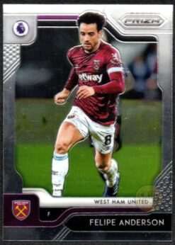 Felipe Anderson #12 - West Ham United Panini Prizm Base Card 2019-20