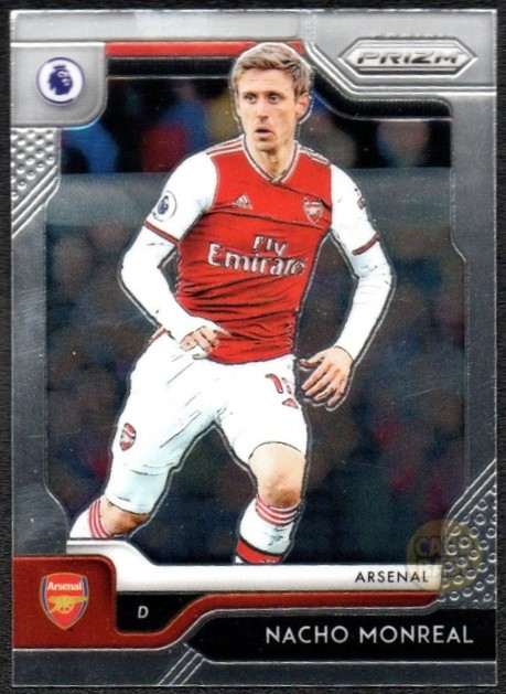 Nacho Monreal #122 - Arsenal Panini Prizm Base Card 2019-20