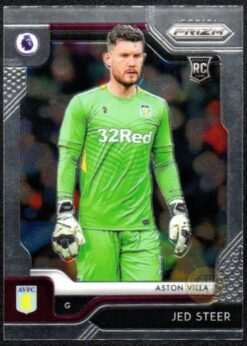 Jed Steer #265 - Aston Villa Panini Prizm Base Card 2019-20