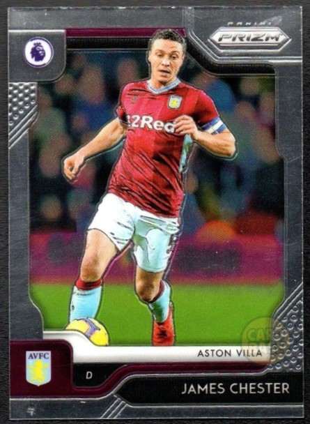 James Chester #266 - Aston Villa Panini Prizm Base Card 2019-20