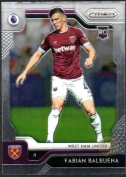 Fabian Balbuena #4 - West Ham United Panini Prizm Base Card 2019-20