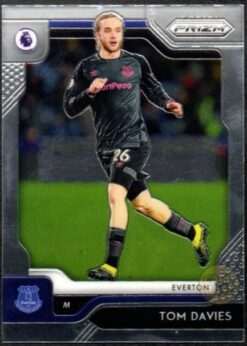 Tom Davies #45 - Everton Panini Prizm Base Card 2019-20