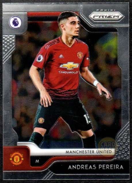 Andreas Pereira #64 - Manchester United Panini Prizm Base Card 2019-20