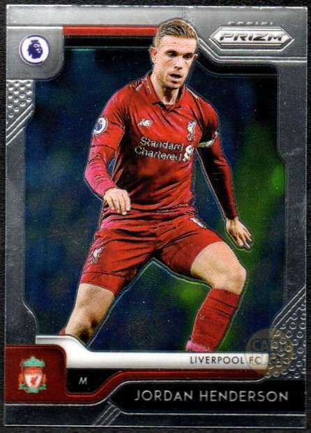 Jordan Henderson #97 - Liverpool FC Panini Prizm Base Card 2019-20