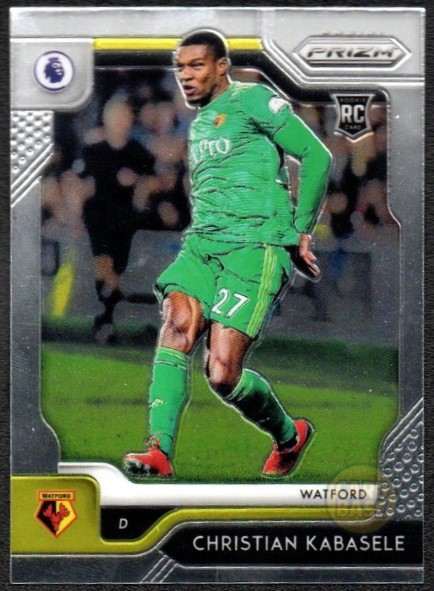 Christian Kabasele #107 - Watford Panini Prizm Base Card 2019-20
