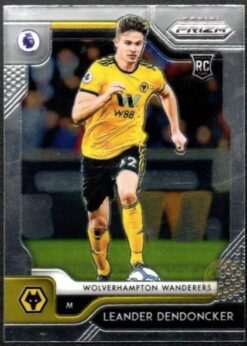 Leander Dendoncker #176 - Wolverhampton Wanderers Panini Prizm Base Card 2019-20