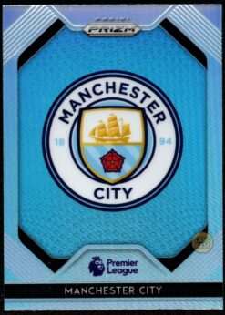 2019-20 Panini Prizm Premier League Card TL-1 Manchester City Logo