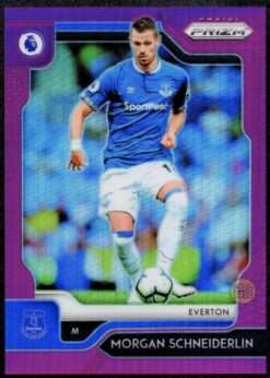 2019-20 Panini Prizm Premier League Purple Prizm Card 144 Morgan Schneiderlin 95/99