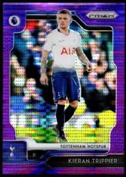 2019-20 Panini Prizm Premier League Violet Breakaway Card 185 Kieran Trippier 61/75