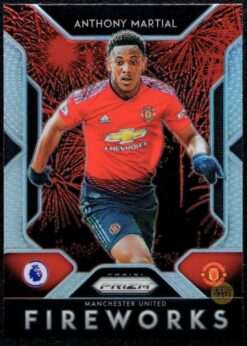 2019-2020 Panini Prizm Silver Fireworks #FI-10 Anthony Martial