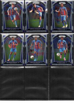 2020‑21 Panini Prizm Premier League Crystal Palace team set card fronts page 2 with player images