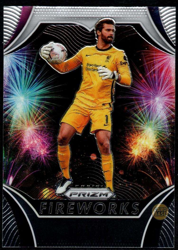 2020-21 Panini Prizm EPL Fireworks #17 Alisson