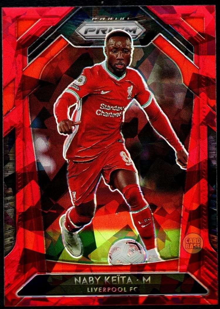 2020-21 Panini Prizm Premier League Red Ice Card 250 Naby Keita