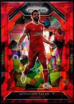 2020-21 Panini Prizm Premier League Red Ice Card 255 Mohamed Salah