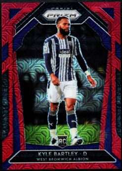 Kyle Bartley #260 2020-21 West Bromwich Albion Panini Prizm Red Mojo 23/135