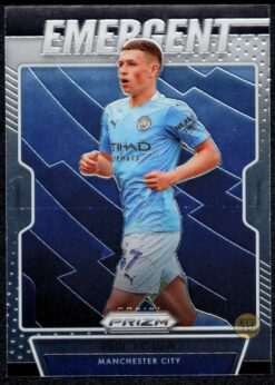 2020-21 Panini Prizm EPL Emergent #7 Phil Foden
