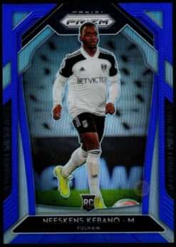 2020-21 Panini Prizm Premier League Blue Prizm Card 297 Neeskens Kebano 143/199