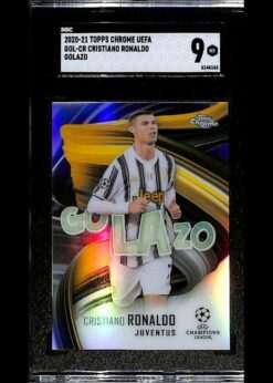 Topps Chrome UEFA Golazo #GOL-CR Cristiano Ronaldo SGC 9