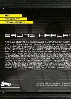 Erling Haaland PSA 10 back