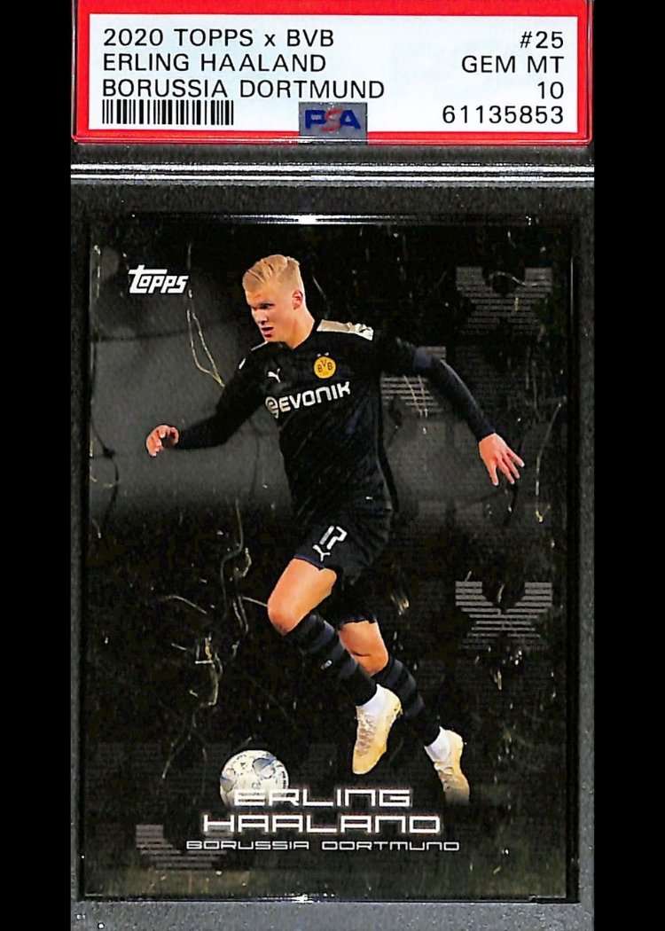 Topps BVB #25 Erling Haaland PSA10 61135853
