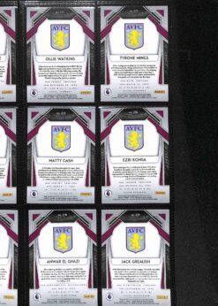 Aston Villa 2020-21 Premier League Team Set - Panini Prizm Page 1