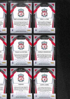 Liverpool 2020-21 Premier League Team Set - Panini Prizm Page 1