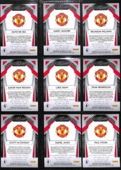 Man Utd 2020-21 Premier League Team Set - Panini Prizm Page 1
