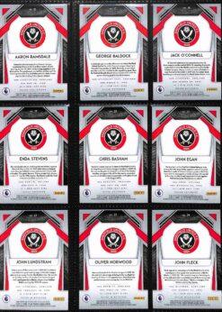 Sheffield Utd 2020-21 Premier League Team Set - Panini Prizm Page 1