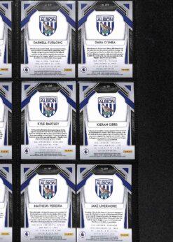 West Brom 2020-21 Premier League Team Set - Panini Prizm Page 1