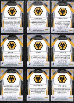 Wolves 2020-21 Premier League Team Set - Panini Prizm Page 1