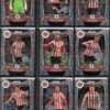 Brentford 2021-22 Panini Prizm Premier League team set page 1 showing card fronts