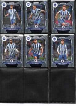 Brighton & Hove Albion 2021-22 Panini Prizm Premier League team set page 2 showing card fronts