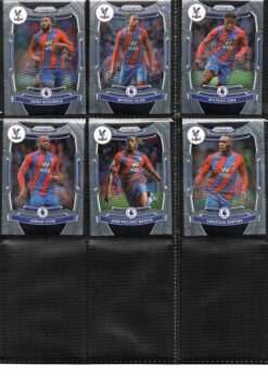 Crystal Palace 2021-22 Panini Prizm Premier League team set page 2 showing card fronts