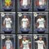 Leeds United 2021-22 Panini Prizm Premier League team set page 1 showing card fronts