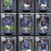 Leicester City 2021-22 Panini Prizm Premier League team set page 1 showing card fronts