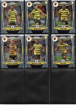 Watford 2021-22 Panini Prizm Premier League team set page 2 showing card fronts