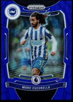 2021-22 Panini Prizm Premier League Blue Prizm Card 189 Marc Cucurella 138/340